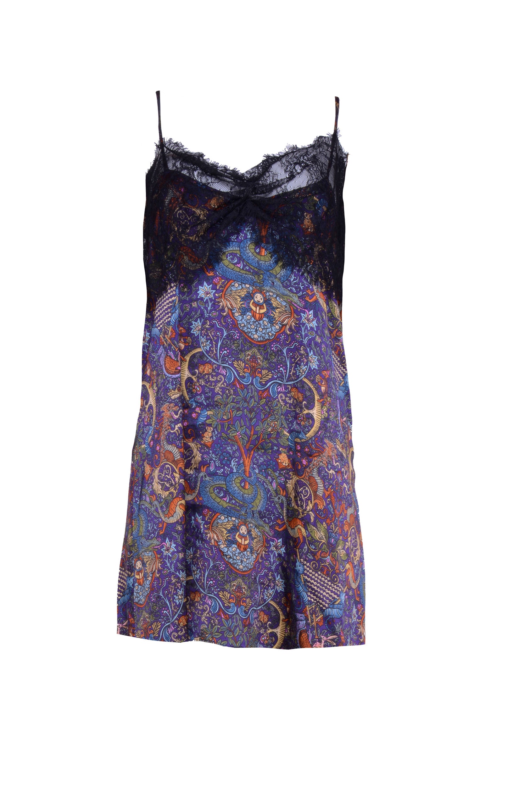 satin dragon dress Mirabella Dress in Satin Dragon Print Natalia Petruch