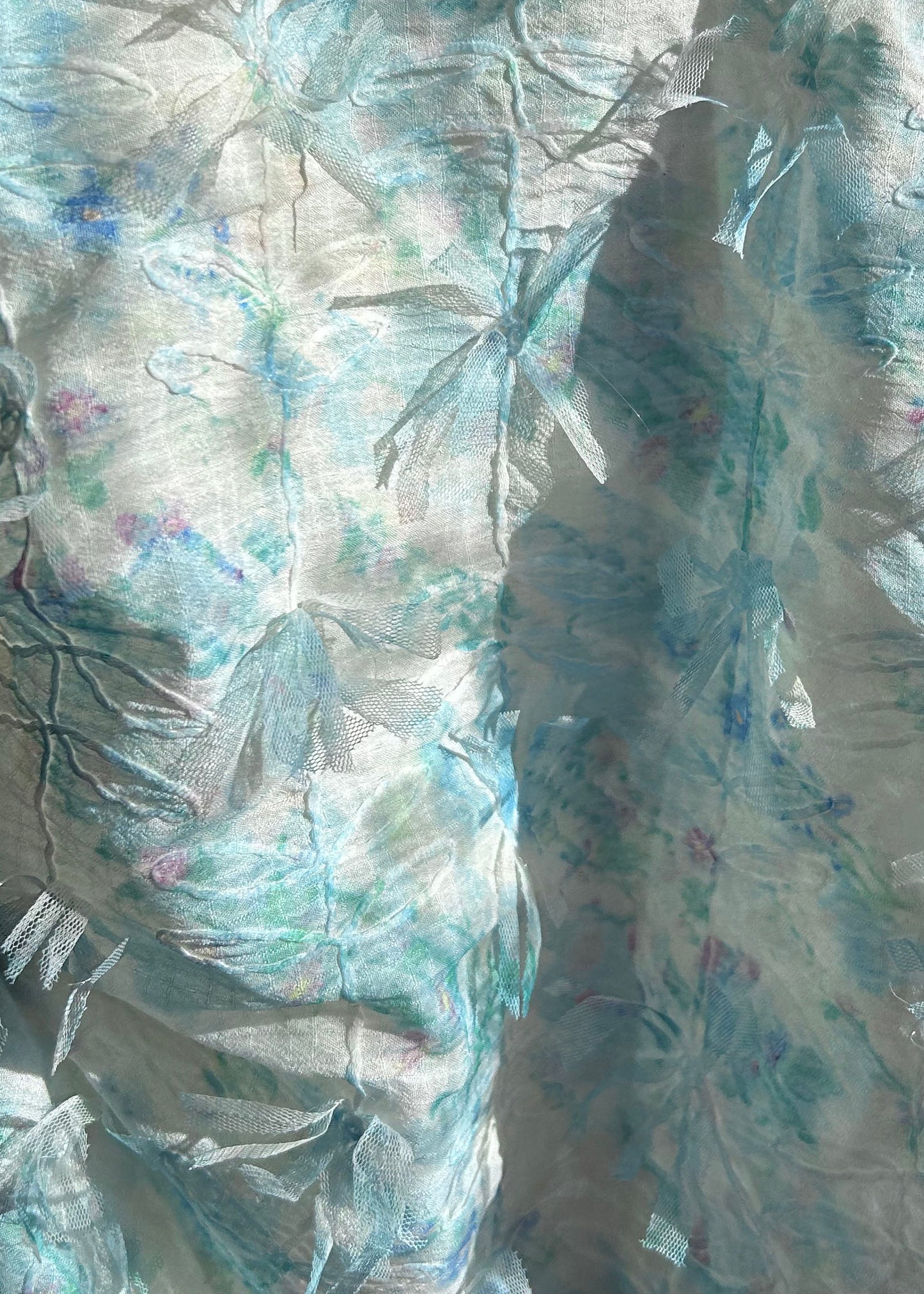 Jupe superposée Ingrid avec dentelle en blanc - réalisée sur commande