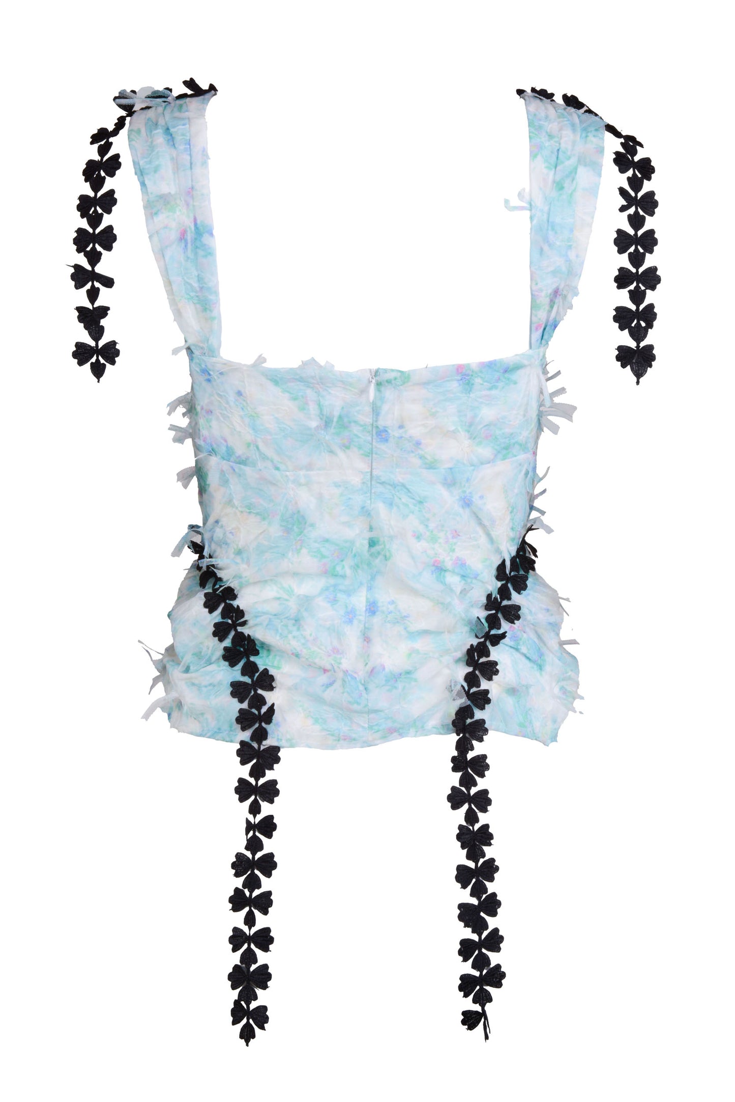 Anabelle Top in Pastel Floral Print and bows