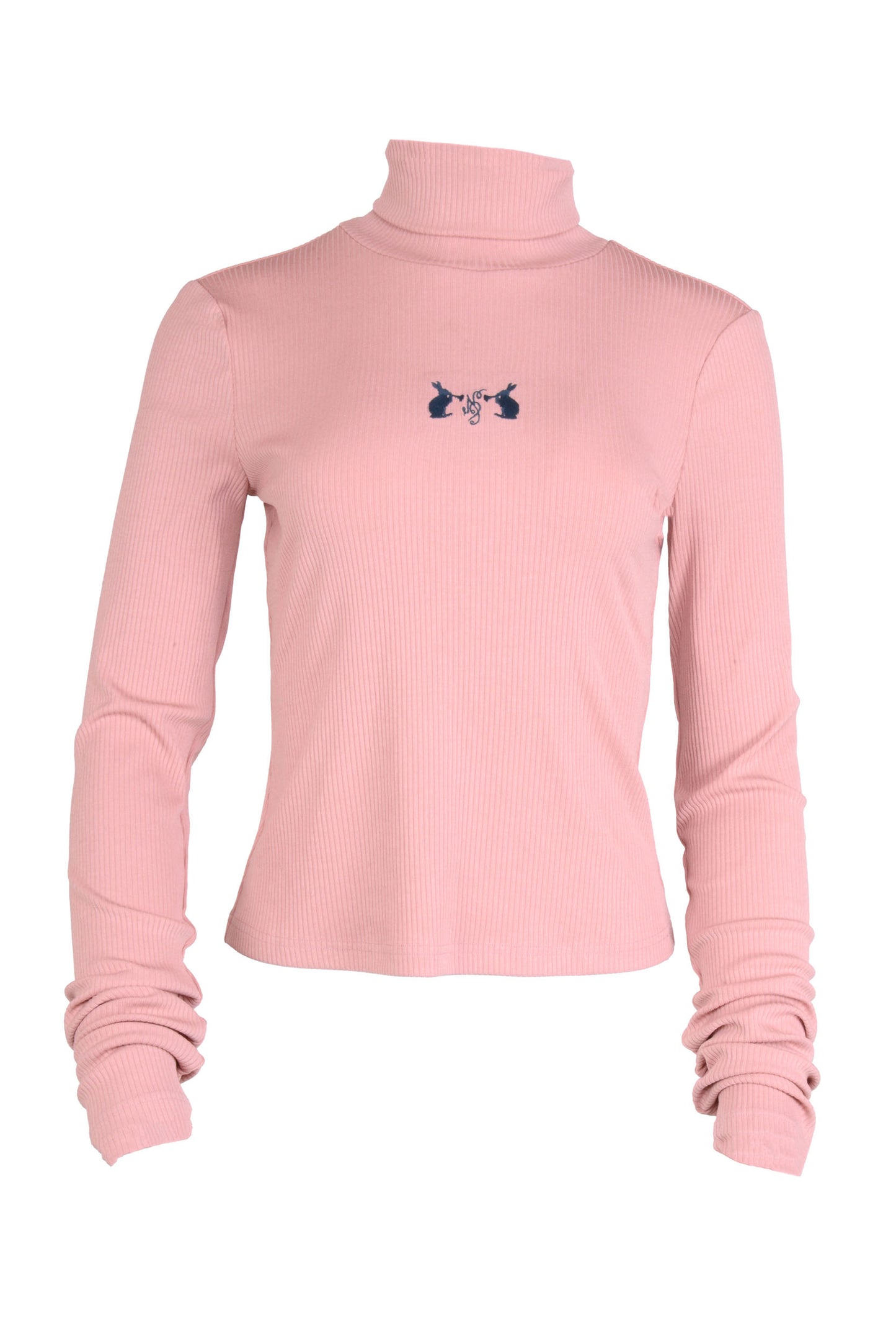 Robe Soleil Silk Devore en rose poussiéreux - réalisée sur commande