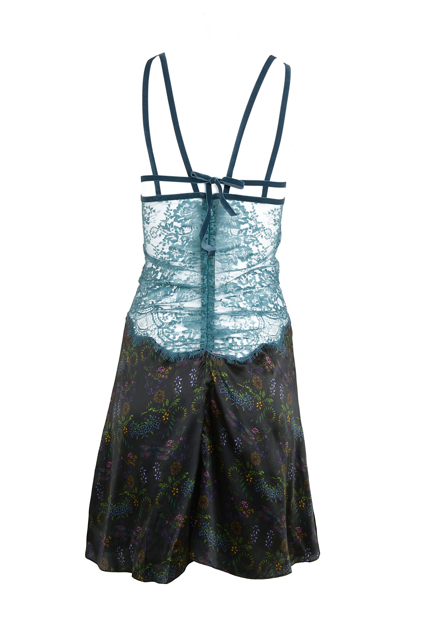 Stella Silk Dress in Mountain Flowers  - Made To Order