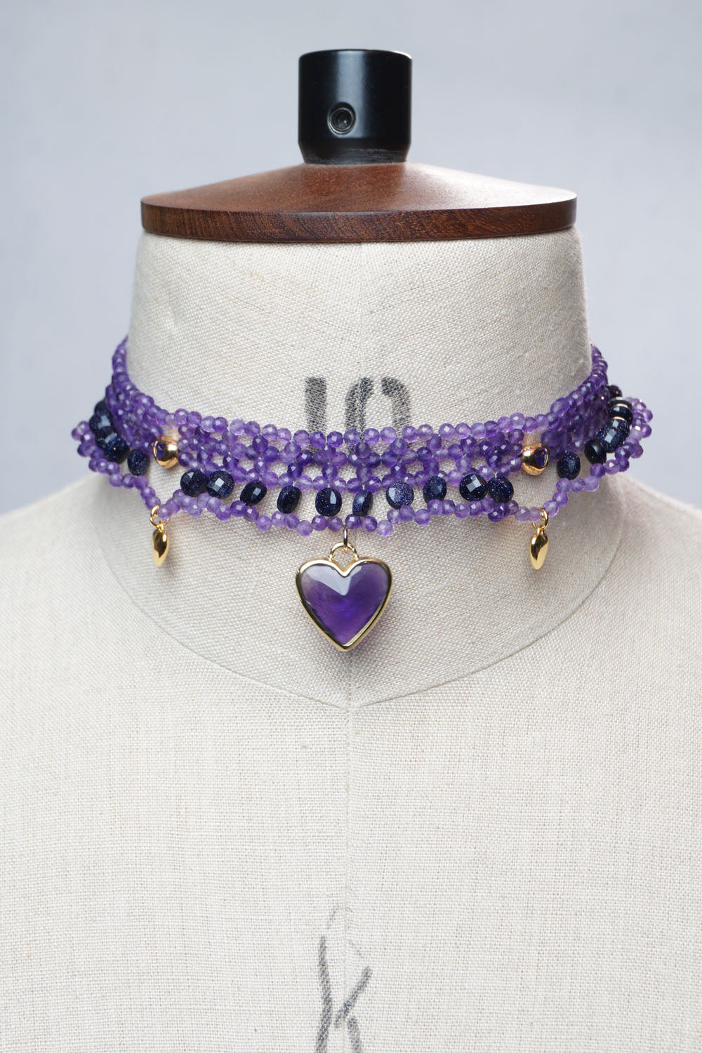 Teodia Choker in Amethyst - Made To Order