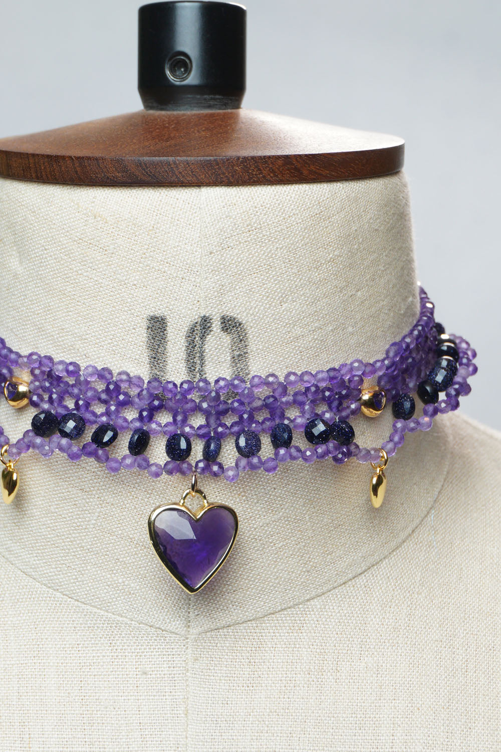 Teodia Choker in Amethyst - Made To Order