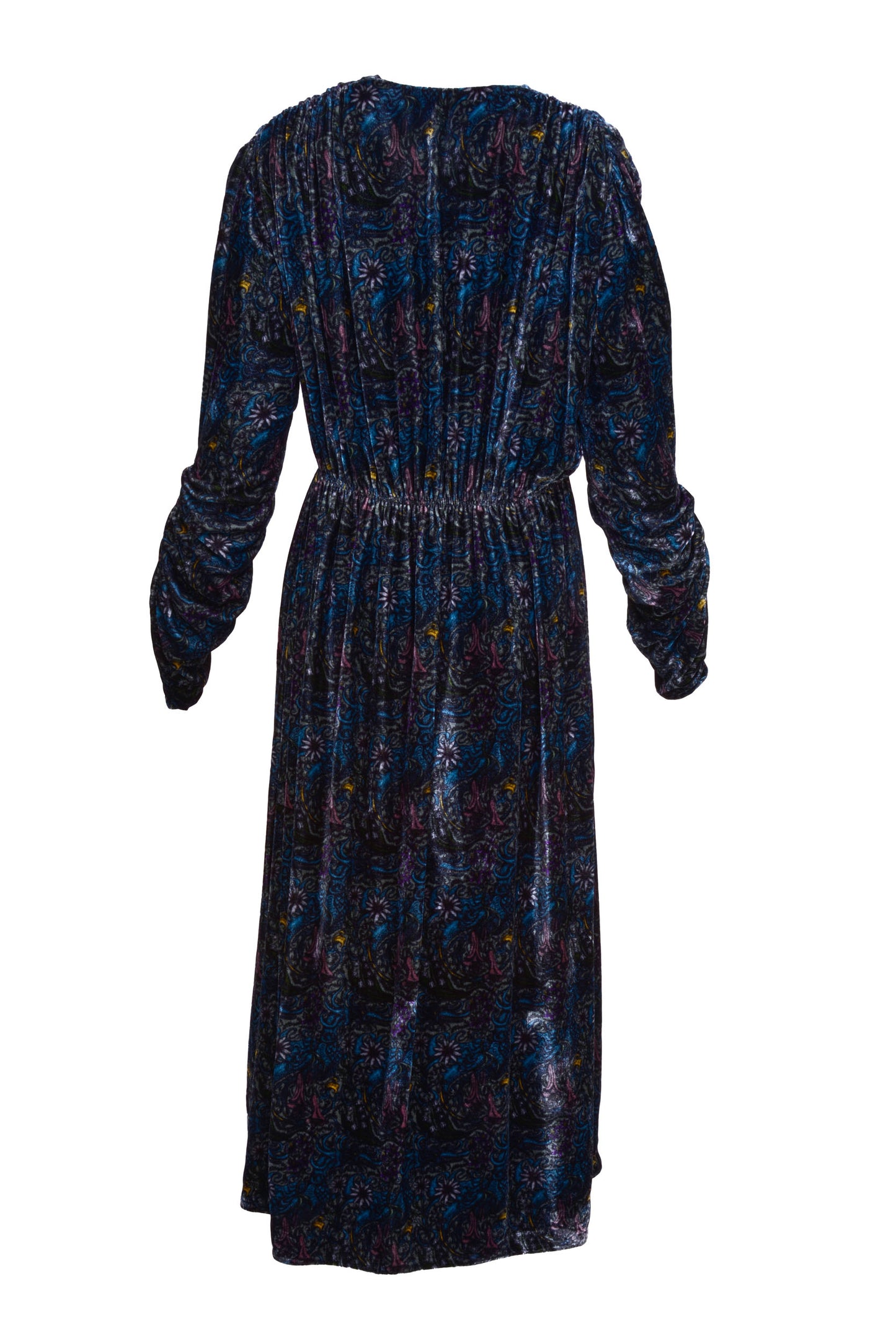 Eleanor Silk Velvet Coat in Dragon Print - Made To Order