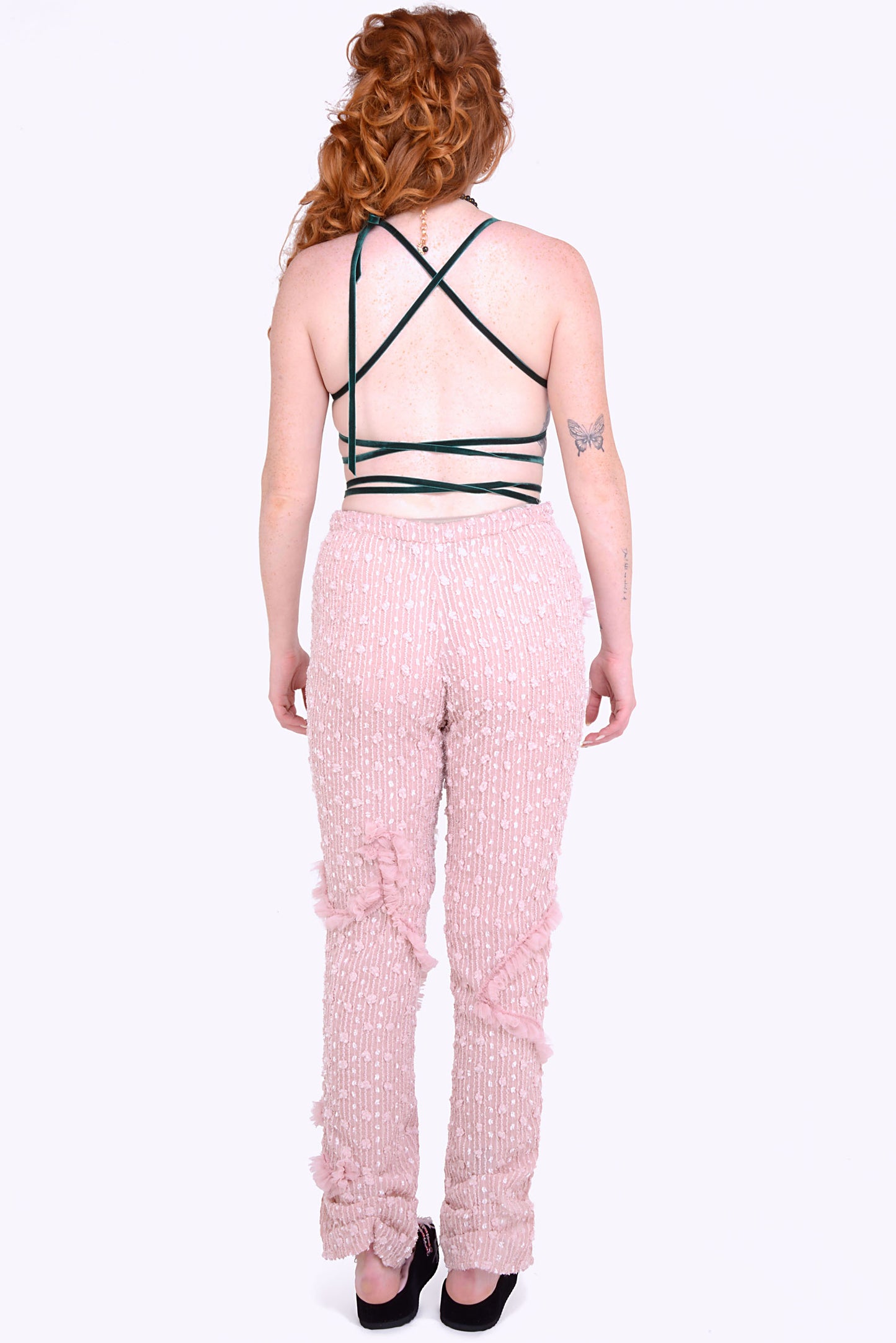 Berenice Trousers in Pink  - Made To Order