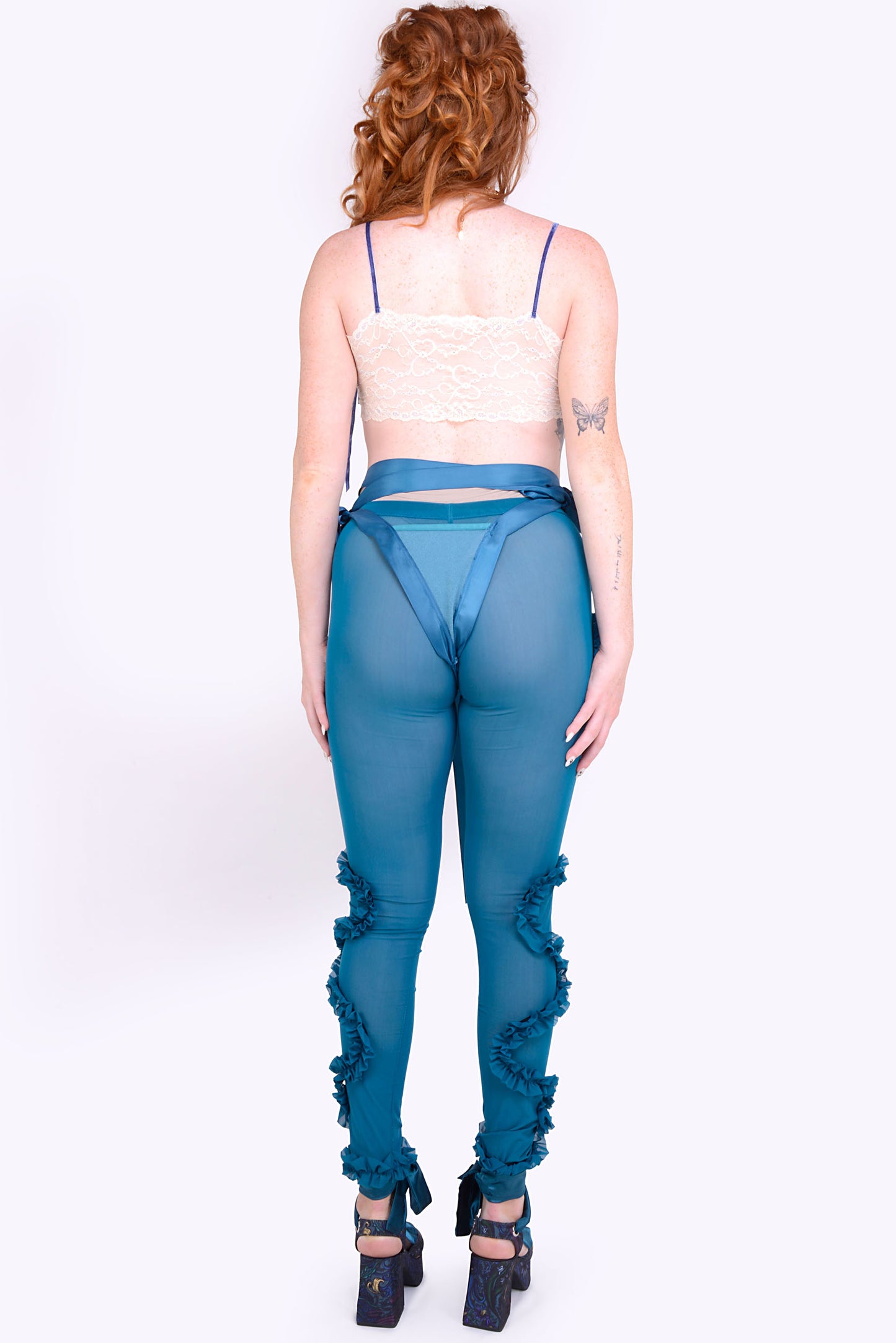 Brianne Pants in Teal  - Made To Order